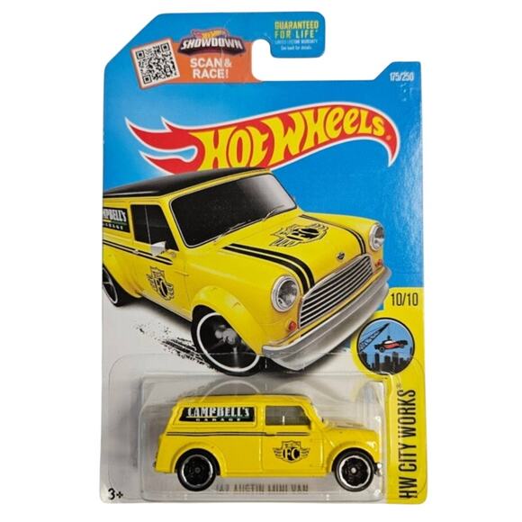 '67 Austin Mini Van Year 2015 #175/250 Hot Wheels, HW City Works 10/10 Die Cast - Picture 1 of 7